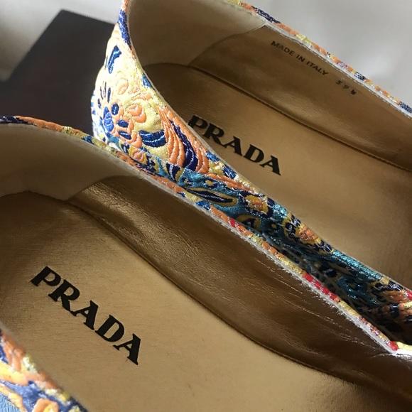 Prada Multicolor Jacquard 20mm Espadrille - Picture 5 of 15